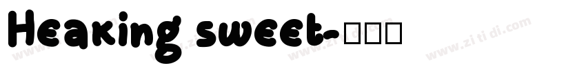 Heaking sweet字体转换